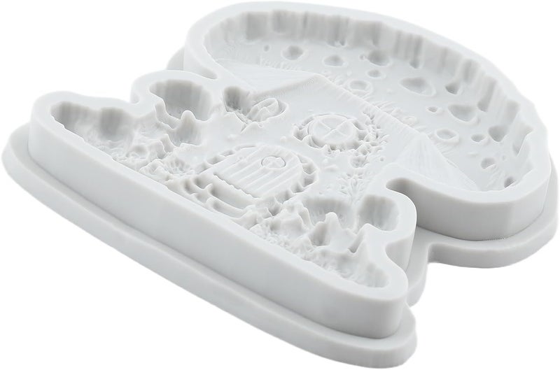 TAOXIBEI Mushroom House Resin Silicone Molds Mushroom House Polymer Clay Mold for DIY Crafts Epoxy Resin Casting Air Dry Polymer Clay Plaster Jewelry Making - Image 4